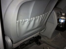 Реконструкция кармана переднего сиденья на автомобиле МЛ